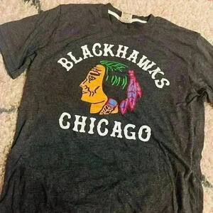 HOMAGE Chicago blackhawks retro vintage style t-shirt